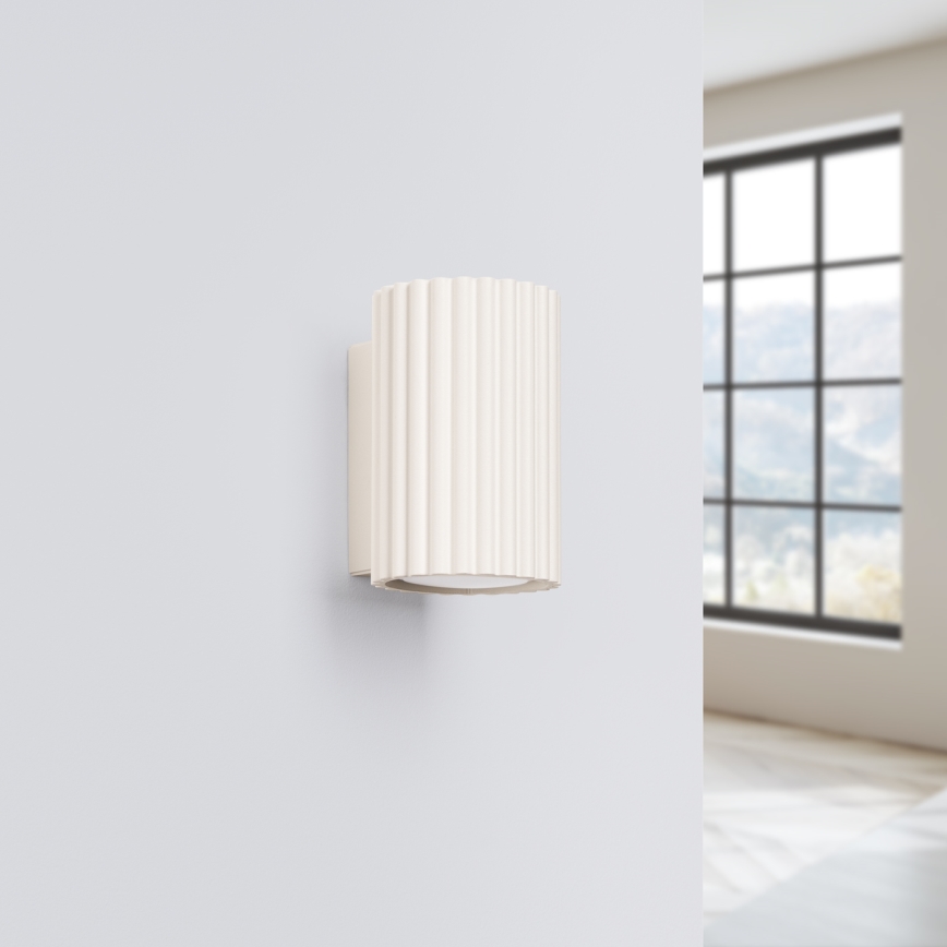 Brilagi - Aplique de parede CRESTO 1xGU10/10W/230V 10 cm creme