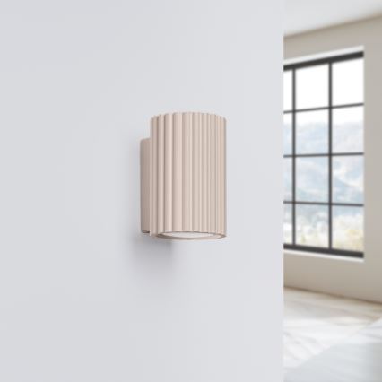 Brilagi - Aplique de parede CRESTO 1xGU10/10W/230V 10 cm taupe