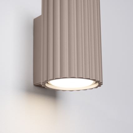 Brilagi - Aplique de parede CRESTO 1xGU10/10W/230V 10 cm taupe