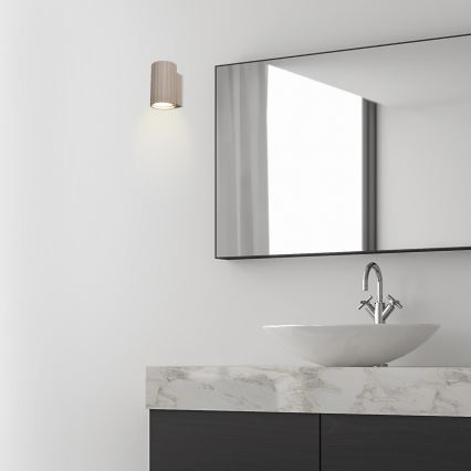 Brilagi - Aplique de parede CRISPINA 1xGU10/10W/230V 10 cm bege