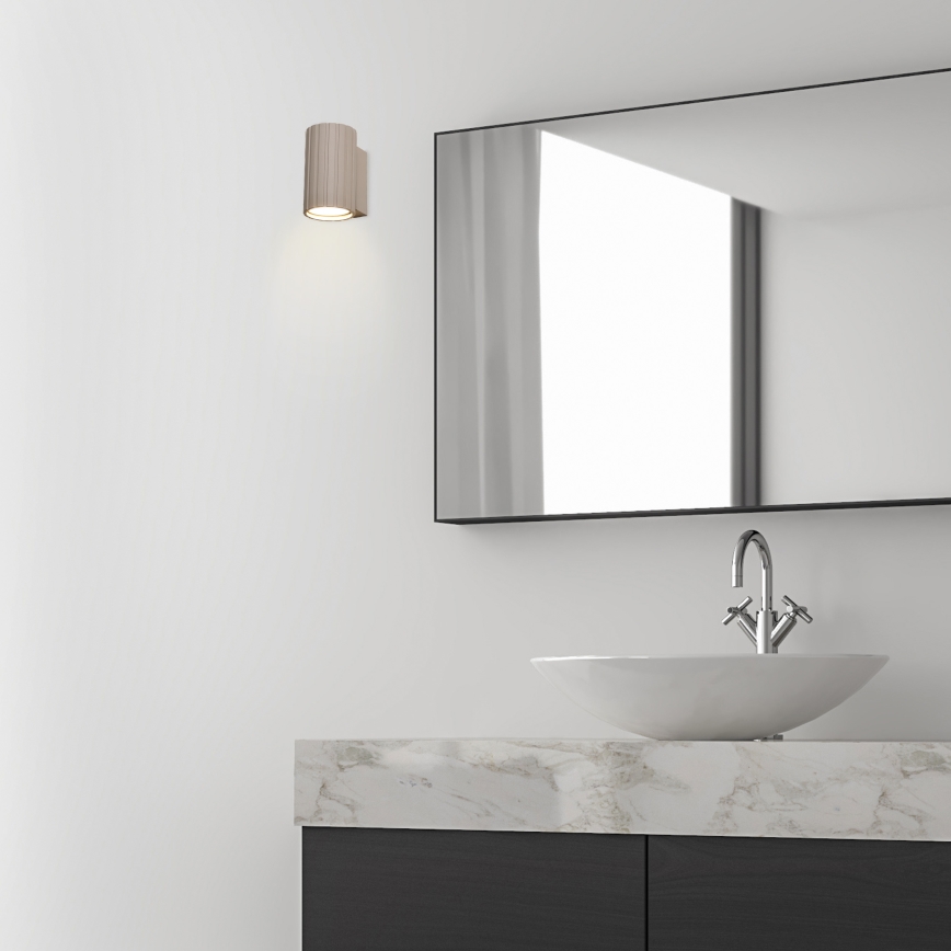 Brilagi - Aplique de parede CRISPINA 1xGU10/10W/230V 10 cm bege