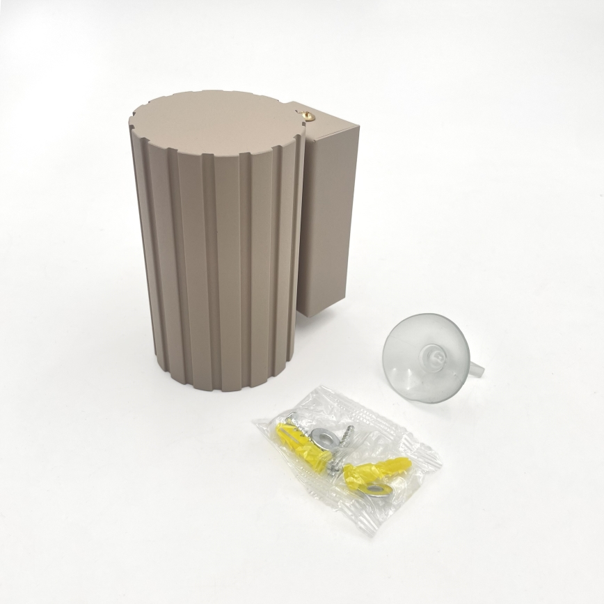 Brilagi - Aplique de parede CRISPINA 1xGU10/10W/230V 10 cm bege