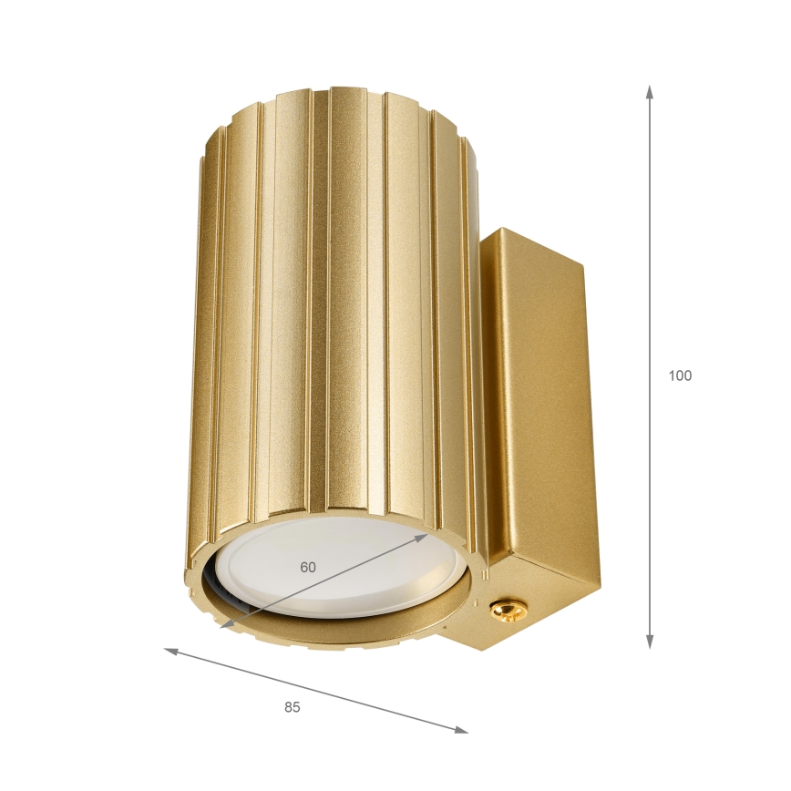 Brilagi - Aplique de parede CRISPINA 1xGU10/10W/230V 10 cm dourado