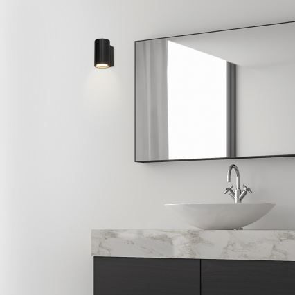 Brilagi - Aplique de parede CRISPINA 1xGU10/10W/230V 10 cm preto