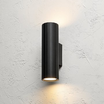 Brilagi - Aplique de parede CRISPINA 2xGU10/10W/230V 20 cm preto