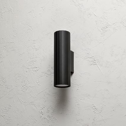 Brilagi - Aplique de parede CRISPINA 2xGU10/10W/230V 20 cm preto