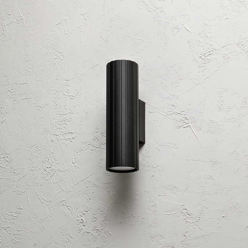 Brilagi - Aplique de parede CRISPINA 2xGU10/10W/230V 20 cm preto