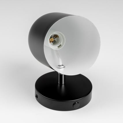 Brilagi - Aplique de parede direcional GALLION 1xE27/15W/230V preto