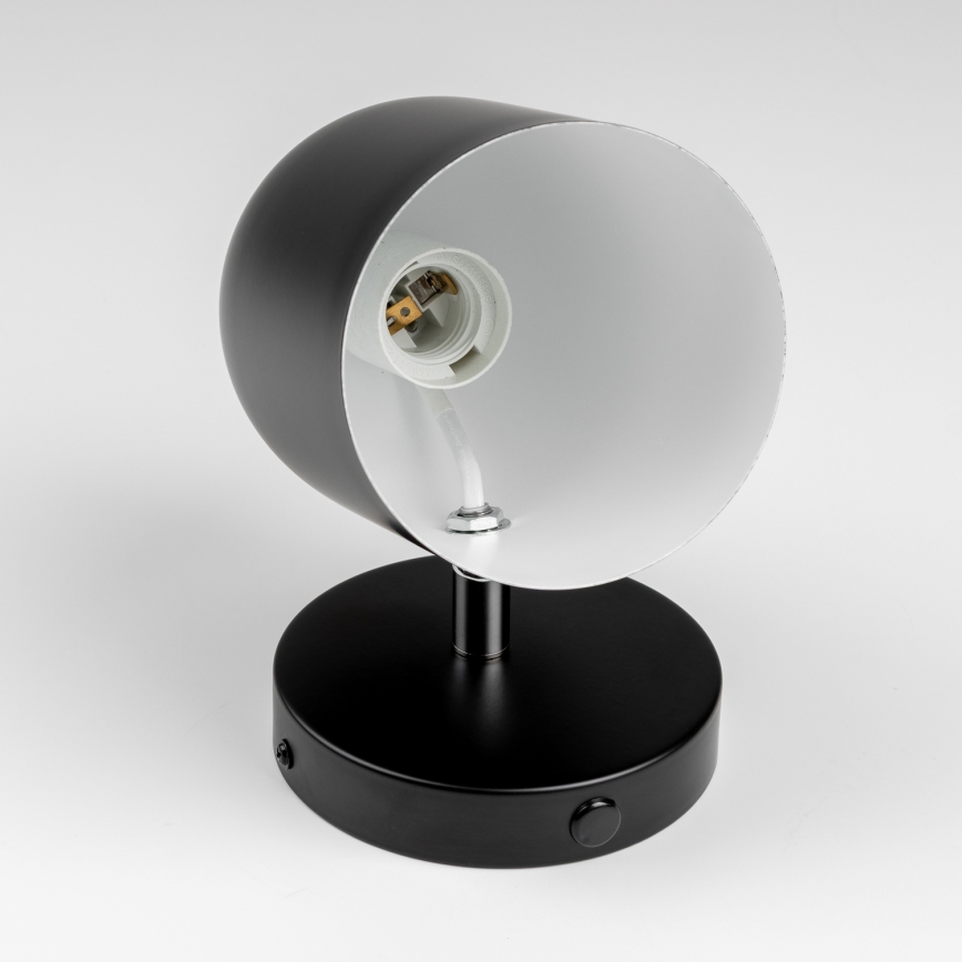 Brilagi - Aplique de parede direcional GALLION 1xE27/15W/230V preto