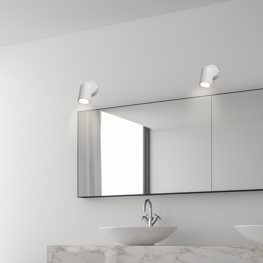 Brilagi - Aplique de parede direcionável CRISPINA 1xGU10/10W/230V branco