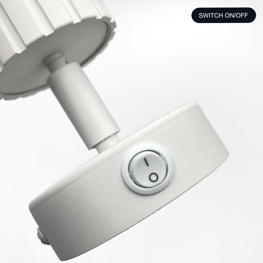 Brilagi - Aplique de parede direcionável CRISPINA 1xGU10/10W/230V branco