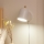 Brilagi - Aplique de parede direcionável GALLION 1xE27/15W/230V branco