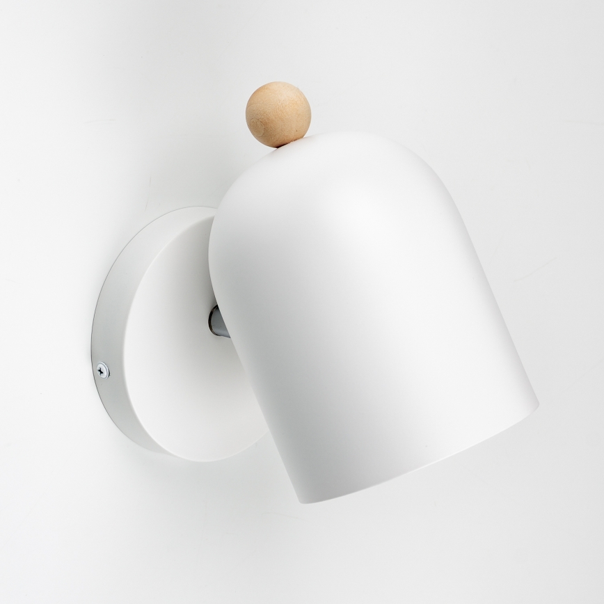 Brilagi - Aplique de parede direcionável GALLION 1xE27/15W/230V branco