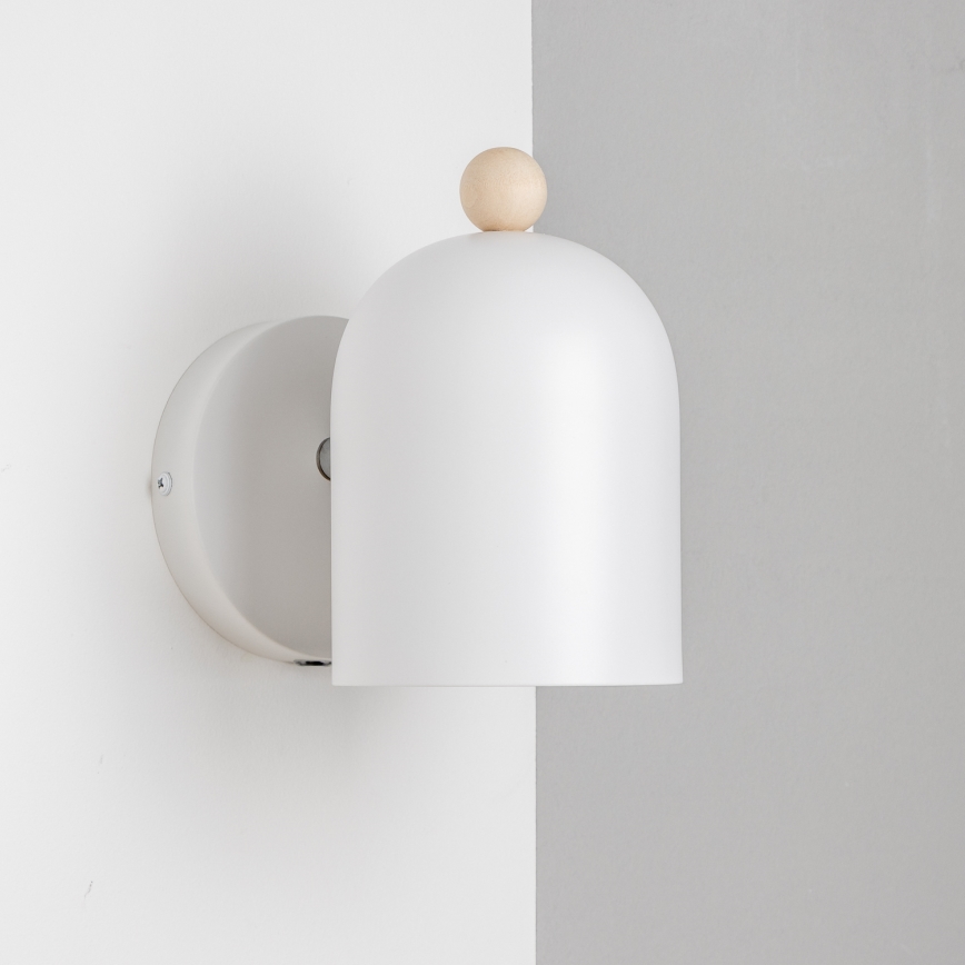Brilagi - Aplique de parede direcionável GALLION 1xE27/15W/230V branco