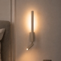 BRILAGI - Aplique de parede direcionável LED VIXON LED/3W/230V + LED/5W, bege, IRC 90