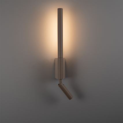 BRILAGI - Aplique de parede direcionável LED VIXON LED/3W/230V + LED/5W, bege, IRC 90