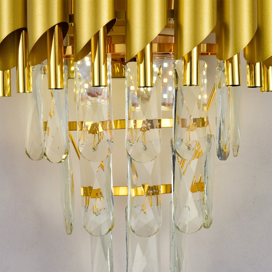 Brilagi - Aplique de parede ECLIPSE 2xE14/10W/230V dourado