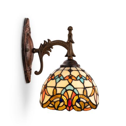 Brilagi - Aplique de parede em vitral Tiffany MIRABELLA 1xE14/40W/230V