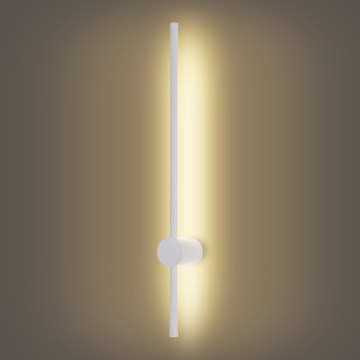 Brilagi - Aplique de parede exterior AURA LED/12W/230V 3000K IP54 65 cm branco IRC 90