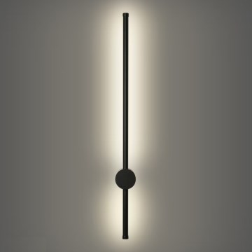 Brilagi - Aplique de parede exterior AURA LED/12W/230V 4000K IP54 65 cm preto IRC 90