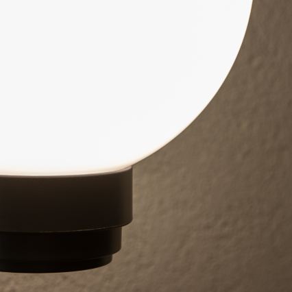 BRILAGI - Aplique de parede exterior com sensor de movimento HARBOR 1xE27/40W/230V IP33 preto/branco