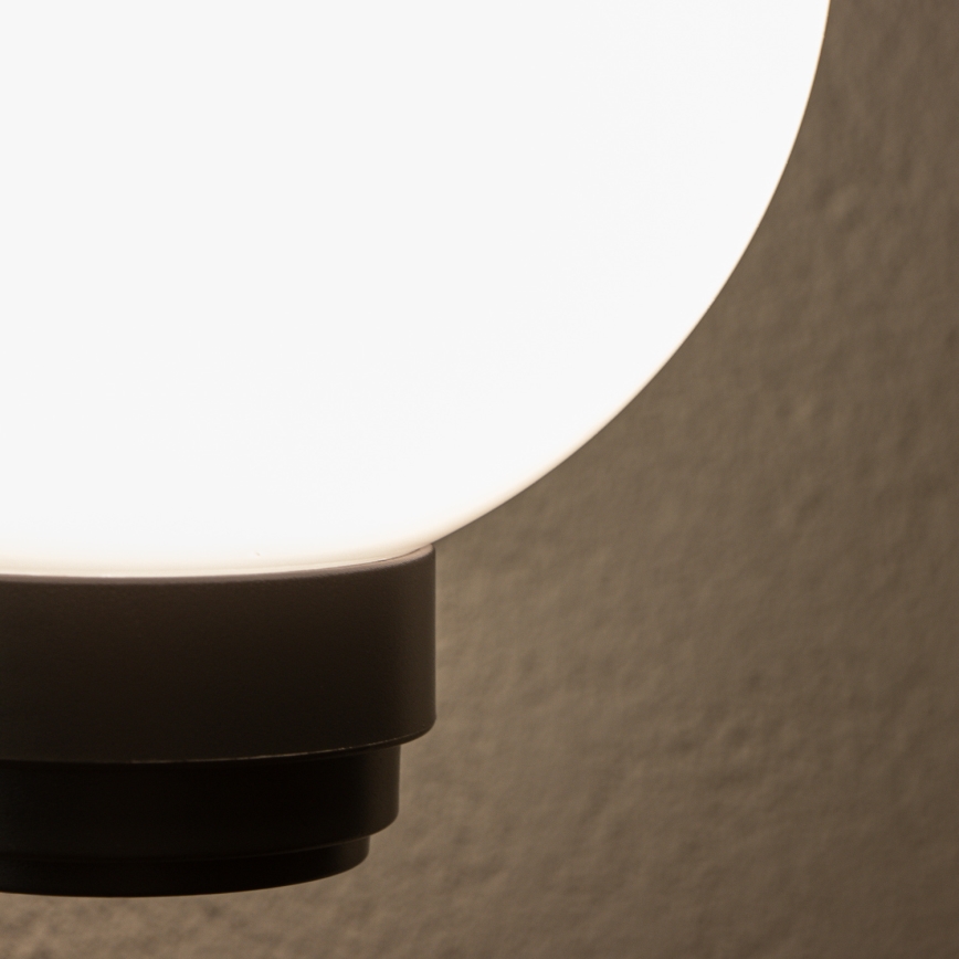 BRILAGI - Aplique de parede exterior com sensor de movimento HARBOR 1xE27/40W/230V IP33 preto/branco
