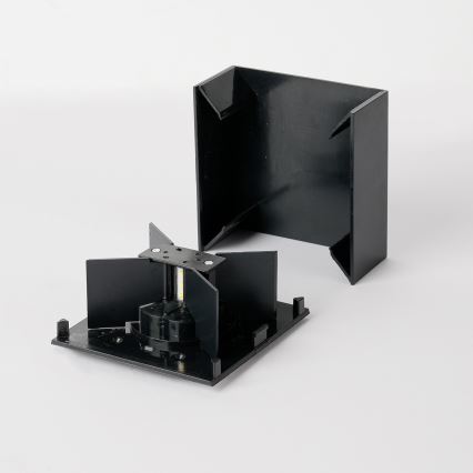 Brilagi - Aplique de parede exterior DOUBLERAY LED/4W/230V preto IP65