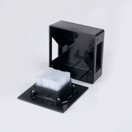 Brilagi - Aplique de parede exterior DOUBLERAY LINE LED/6W/230V preto IP54