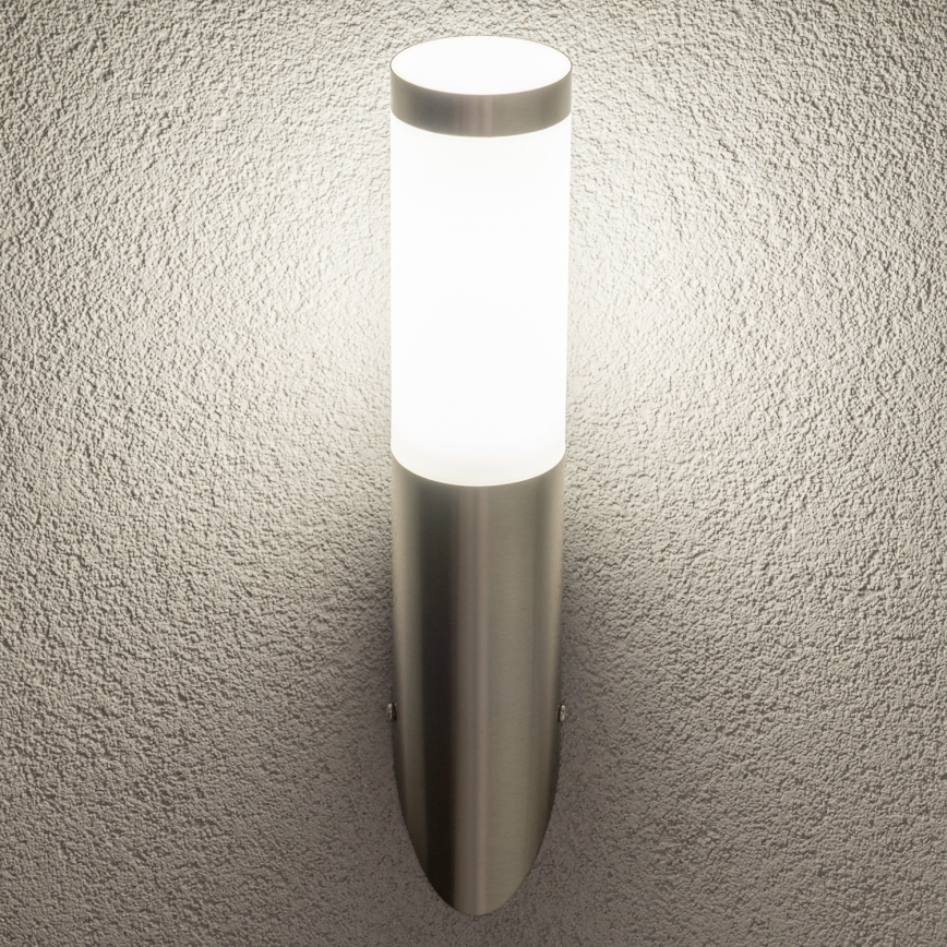 BRILAGI - Candeeiro de parede exterior ELIA 1xE27/20W/230V IP44 cromado mate