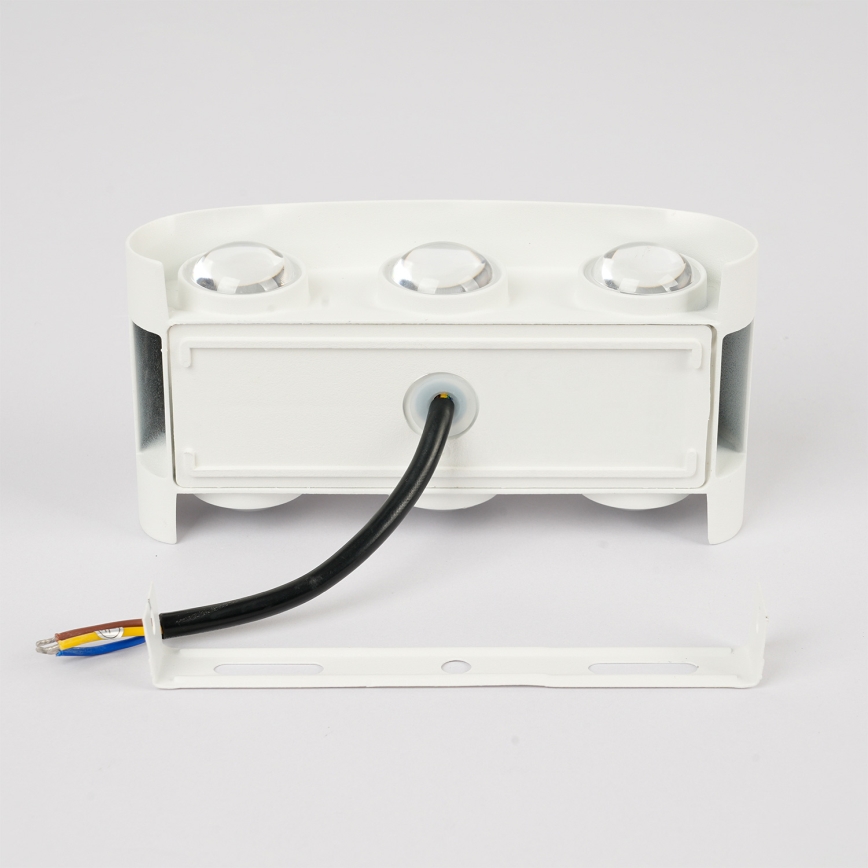 Brilagi - Aplique de parede exterior FLAREBOX LED/6W/230V branco IP65