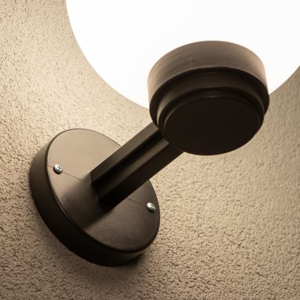 Brilagi - Aplique de parede exterior HARBOR 1xE27/40W/230V IP33 antracite/branco