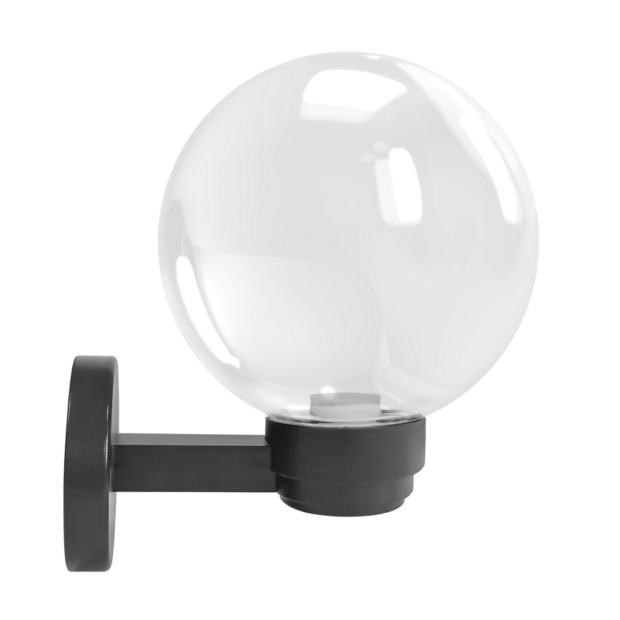 Brilagi - Aplique de parede exterior HARBOR 1xE27/40W/230V IP33 antracite/transparente