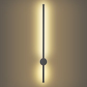 Brilagi - Aplique de parede exterior LED AURA LED/12W/230V 3000K IP54 65 cm antracite CRI 90