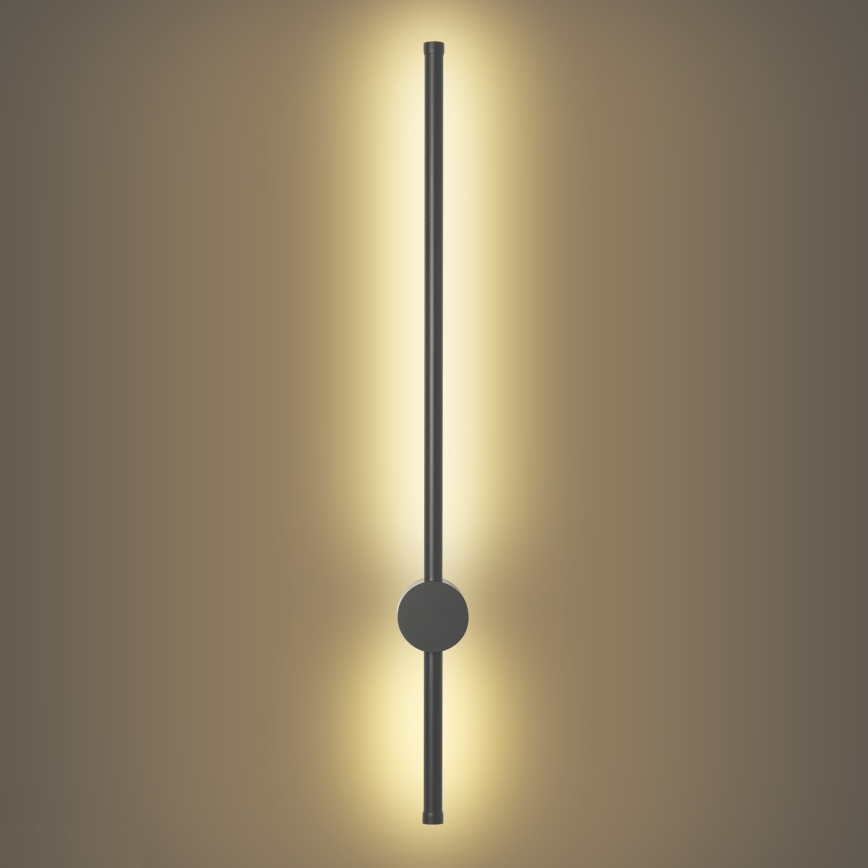 Brilagi - Aplique de parede exterior LED AURA LED/12W/230V 3000K IP54 65 cm antracite CRI 90