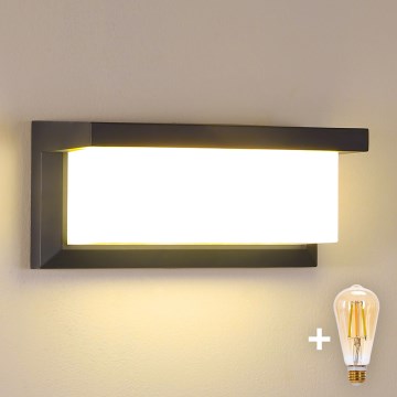 Brilagi - Aplique de parede exterior LED dimerizável BRICKY 1xE27/6W/230V 2700–6500K IP54 antracite