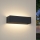Brilagi - Aplique de parede exterior LED DONNANI LED/12W/230V 30 cm preto IP44