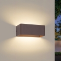 Brilagi - Aplique de Parede Exterior LED DONNANI LED/7W/230V 20 cm castanho IP44