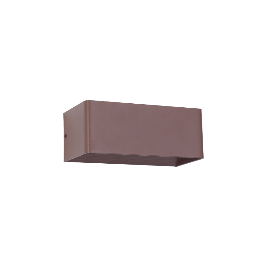 Brilagi - Aplique de Parede Exterior LED DONNANI LED/7W/230V 20 cm castanho IP44