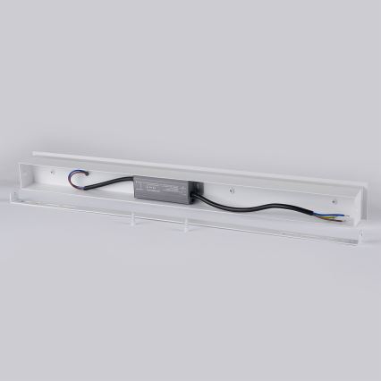 Brilagi - Aplique de parede para exterior LINEAR LED/12W/230V 3000K IP65 50 cm branco CRI 90