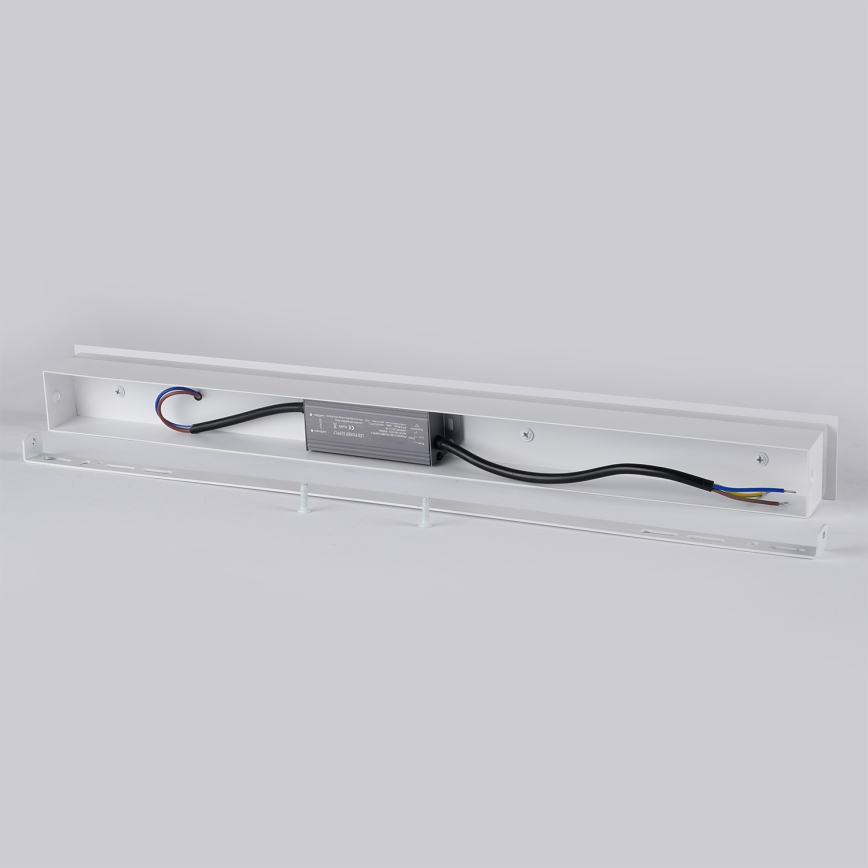 Brilagi - Aplique de parede para exterior LINEAR LED/12W/230V 3000K IP65 50 cm branco CRI 90