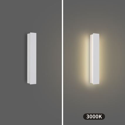 Brilagi - Aplique de parede LED para exterior LINEAR LED/8W/230V 3000K IP65 30 cm branco CRI 90