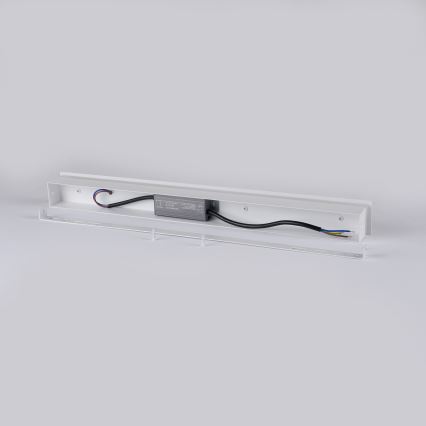 Brilagi - Aplique de parede LED para exterior LINEAR LED/8W/230V 3000K IP65 30 cm branco CRI 90