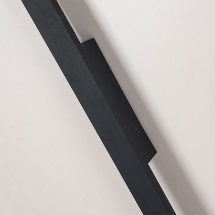 Brilagi - Aplique de parede exterior LUNA LED/30W/230V 4000K IP65 150 cm preto CRI 90