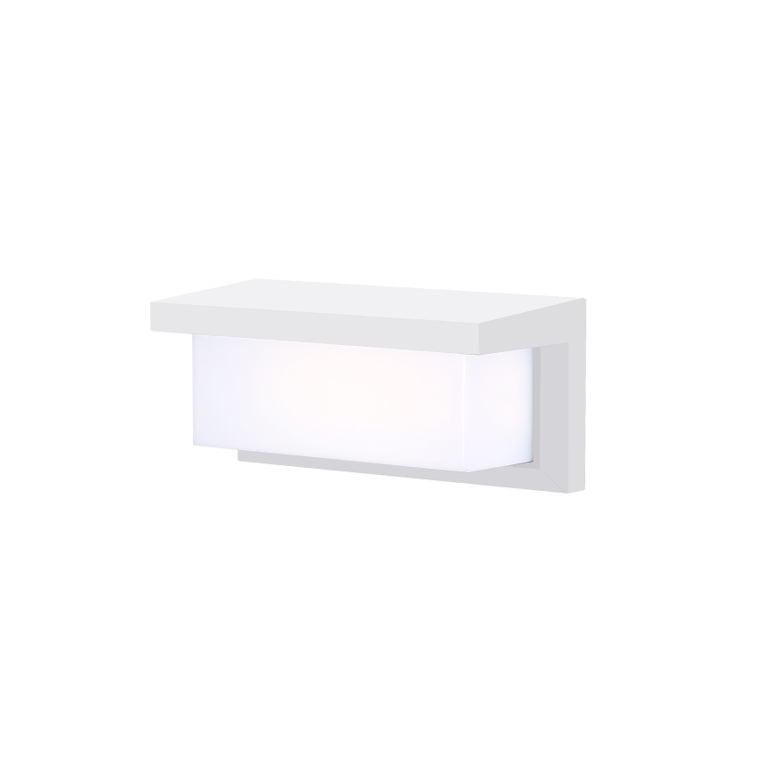 Brilagi - Aplique de parede exterior LED dimerizável BRICKY 1xE27/6W/230V 2700-6500K IP54 branco