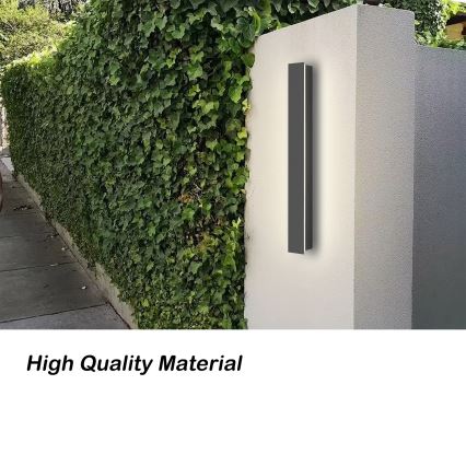 Brilagi - Aplique de parede LED para exterior LINEAR LED/12W/230V 4000K IP65 50 cm antracite CRI 90
