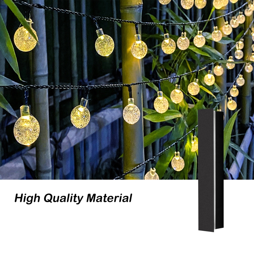 Brilagi - Aplique de parede exterior LED LINEAR LED/8W/230V 4000K IP65 30 cm preto CRI 90