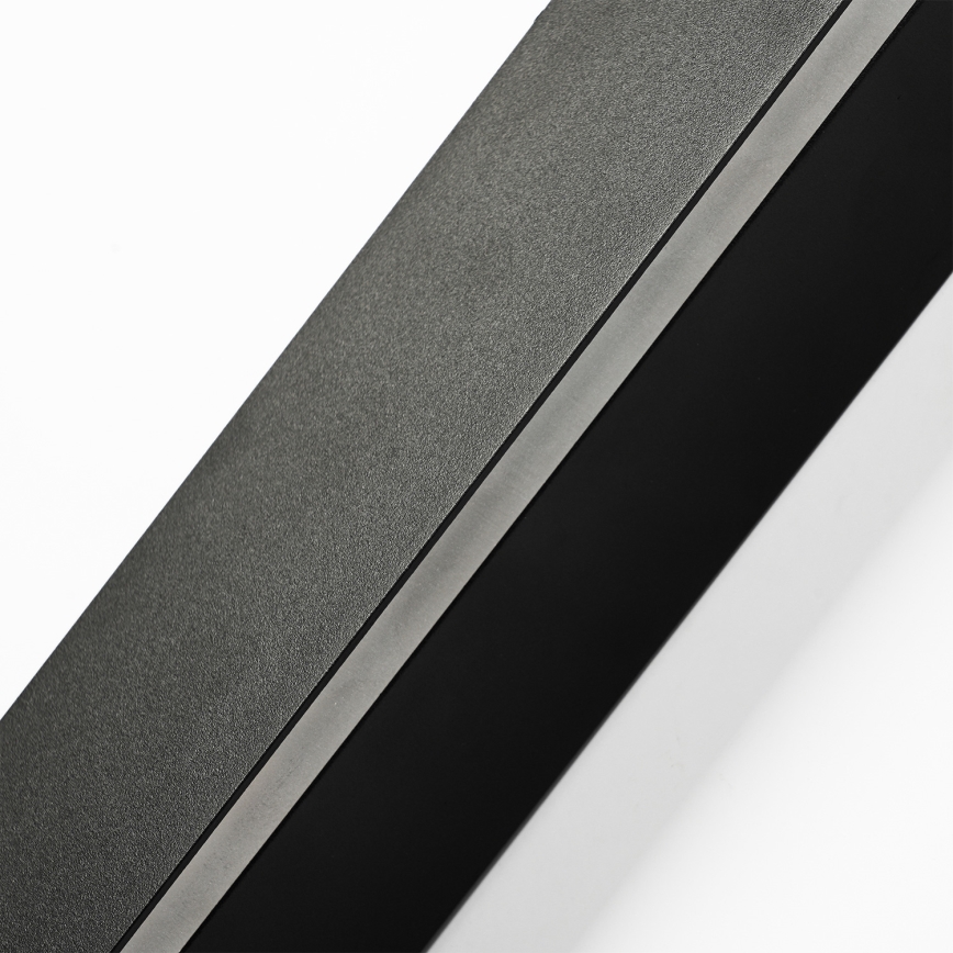 Brilagi - Aplique de parede exterior LED LINEAR LED/8W/230V 4000K IP65 30 cm preto CRI 90