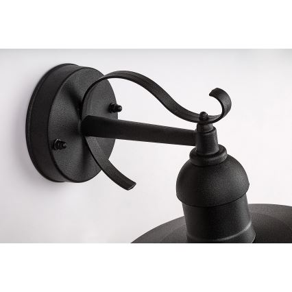 Brilagi - Aplique de parede exterior MOLDE 1xE27/60W/230V IP44 preto