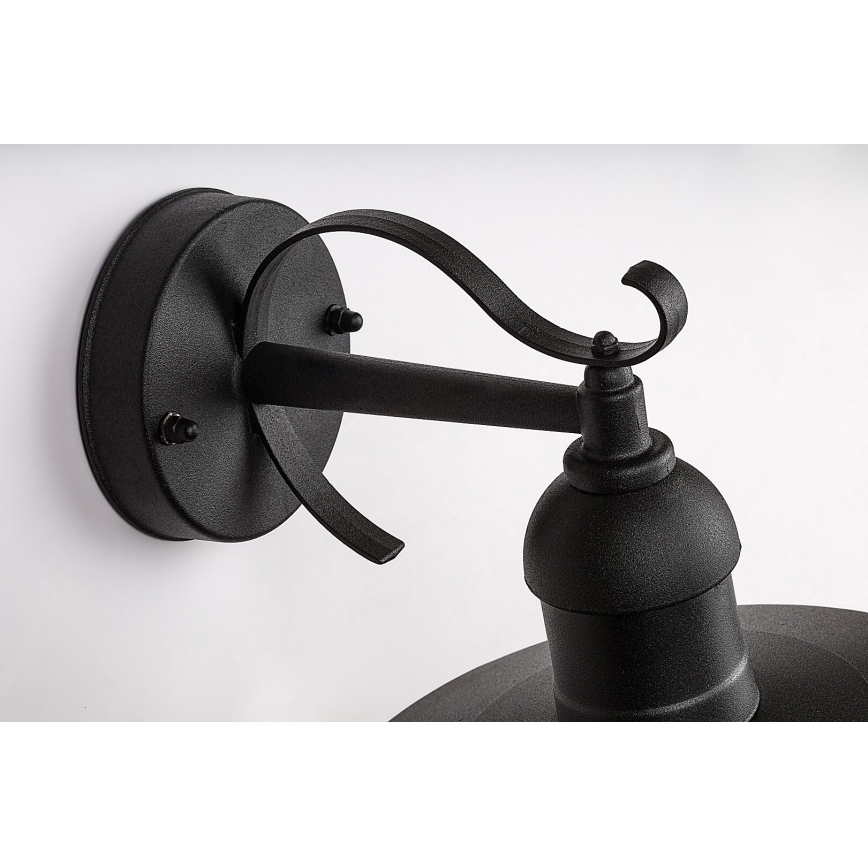 Brilagi - Aplique de parede exterior MOLDE 1xE27/60W/230V IP44 preto