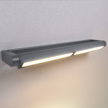 BRILAGI - Aplique de parede exterior para fachada SALERNO LED/24W/230V 66 cm antracite IP65